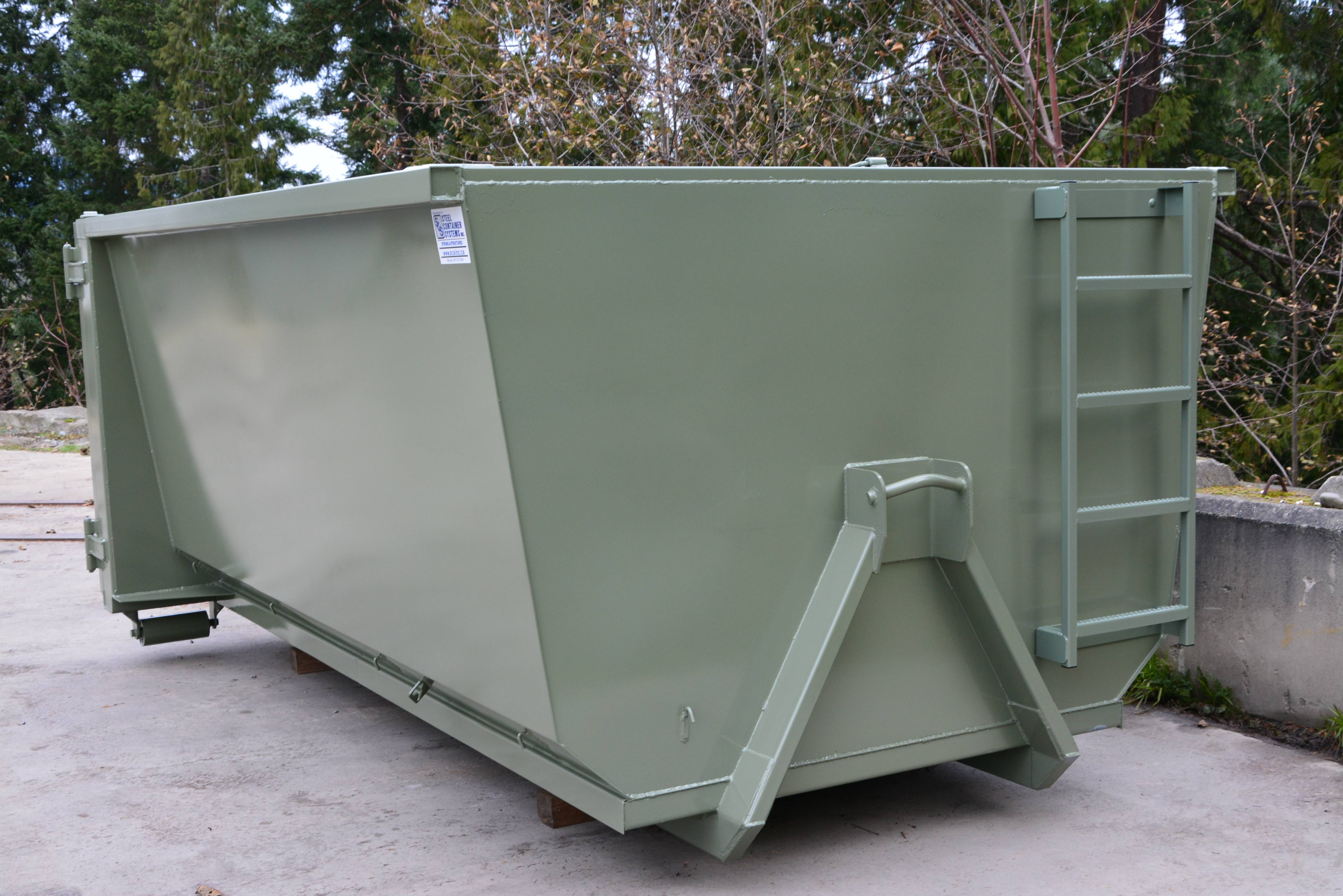 Heavy Duty Rectangular Roll Off Container - SCS Manufacturing Inc.