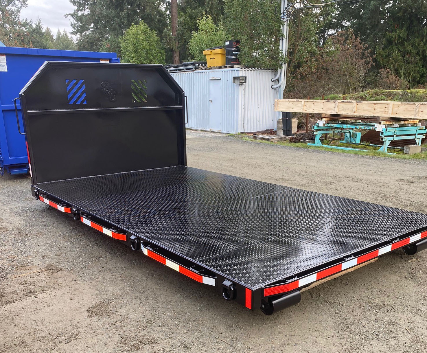 Standard Steel Flat Deck Roll Off Portland SCS Manufacturing Inc.